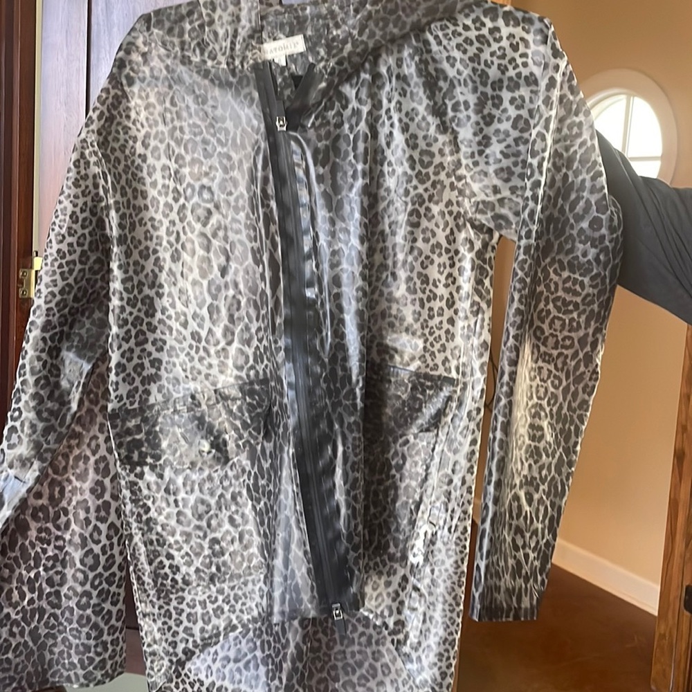 Leopard print raincoat from Anatomie.